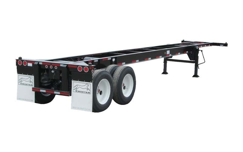 Cheetah Chassis 40’ GOOSENECK 2-AXLE CHASSIS WITH PSI TIRE INFLATION - image 1 of 1