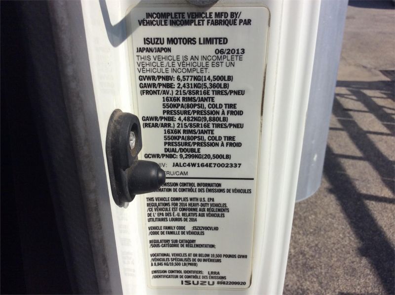 2014 ISUZU NPR HD 7169689691 2014 ISUZU NPR HD 7169689691