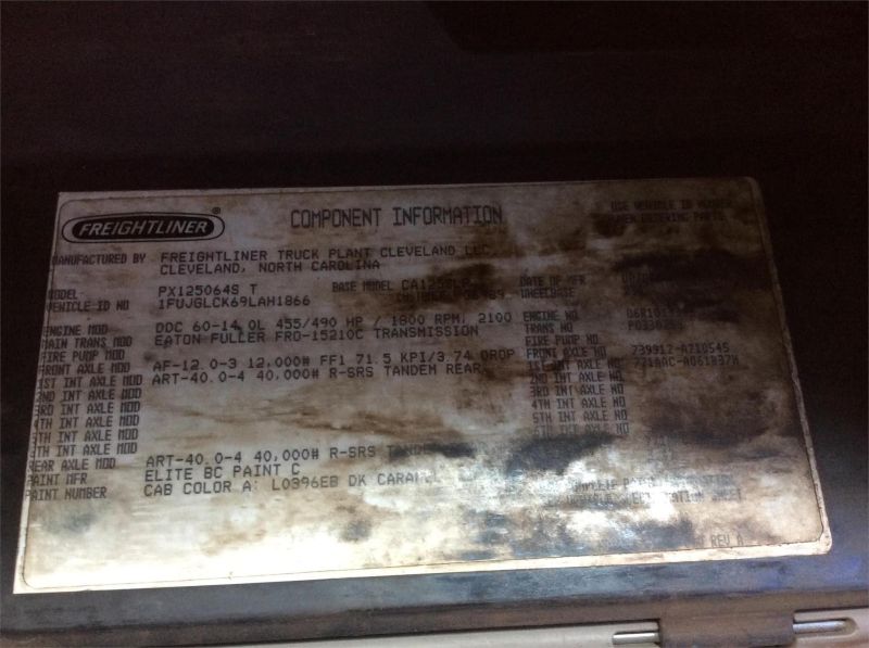 2009 FREIGHTLINER CASCADIA 125 7214498255 2009 FREIGHTLINER CASCADIA 125 7214498255