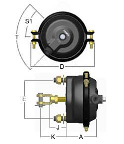 Haldex Service Chamber Brake SC20 Haldex Service Chamber Brake SC20 - image 1 of 1