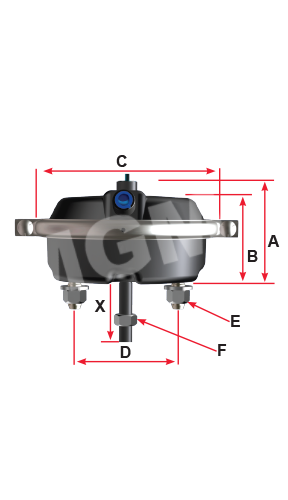 MGM S Cam Brakes Drum 1430801 - image 1 of 1
