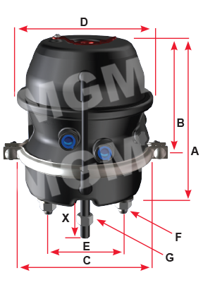 MGM S Cam Brakes Drum 3532051 - image 1 of 1