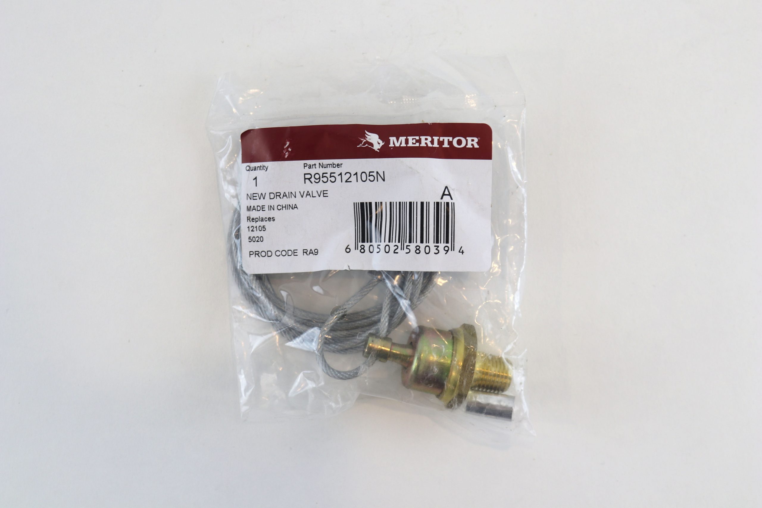 Meritor Air Sys Manual Drain 60 inch Closed Loop New R95512105N - image 1 of 2