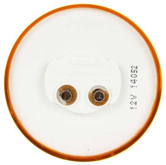 Truck-Lite 10 Series Incandescent Yellow Round 1 Bulb PL10 Marker Clearance Light PC 10202Y Truck-Lite 10 Series Incandescent Yellow Round 1 Bulb PL10 Marker Clearance Light PC 10202Y - image 1 of 2