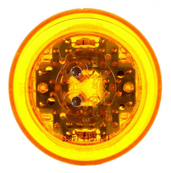 Truck-Lite 10 Series Low Profile LED Yellow Round 8 Diode PC PL10 Marker Clearance Light 10286Y Truck-Lite 10 Series Low Profile LED Yellow Round 8 Diode PC PL10 Marker Clearance Light 10286Y - image 2 of 2