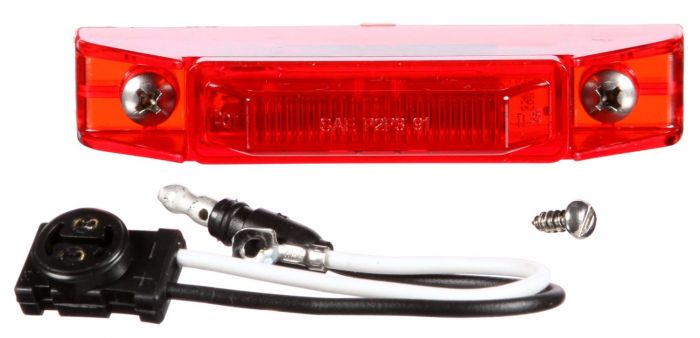 Truck-Lite 35 Series LED Red Rectangular 1 Diode Marker Clearance Light P2 2 Screw Fit N Forget MC Kit 35001R Truck-Lite 35 Series LED Red Rectangular 1 Diode Marker Clearance Light P2 2 Screw Fit N Forget MC Kit 35001R - image 2 of 2
