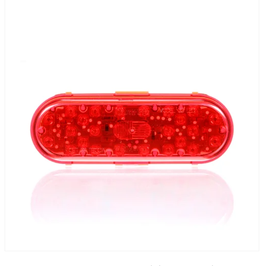 Truck-Lite 60 Series LED Red Oval 26 Diode Stop Turn Tail Fit N Forget ...