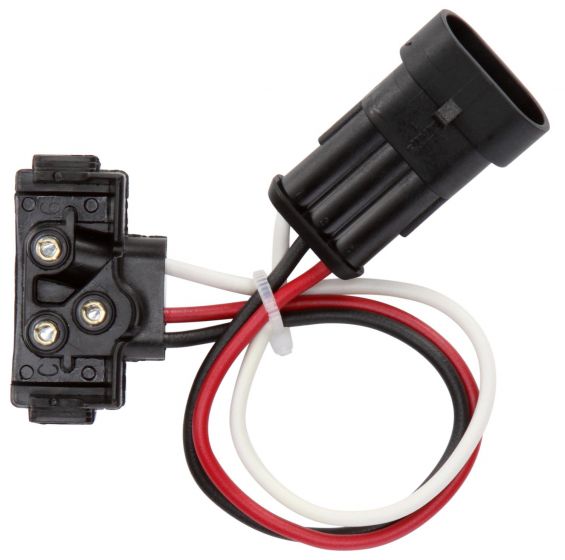 Truck-Lite Stop Turn Tail Plug 16 Gauge GPT Wire Right Angle PL3 Fit N Forget SS Plug 94768 - image 1 of 1