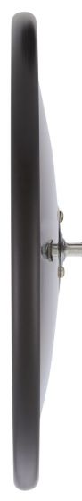 Truck-Lite 12in Black Steel Convex Mirror Round Universal Mount 97609 - image 1 of 1