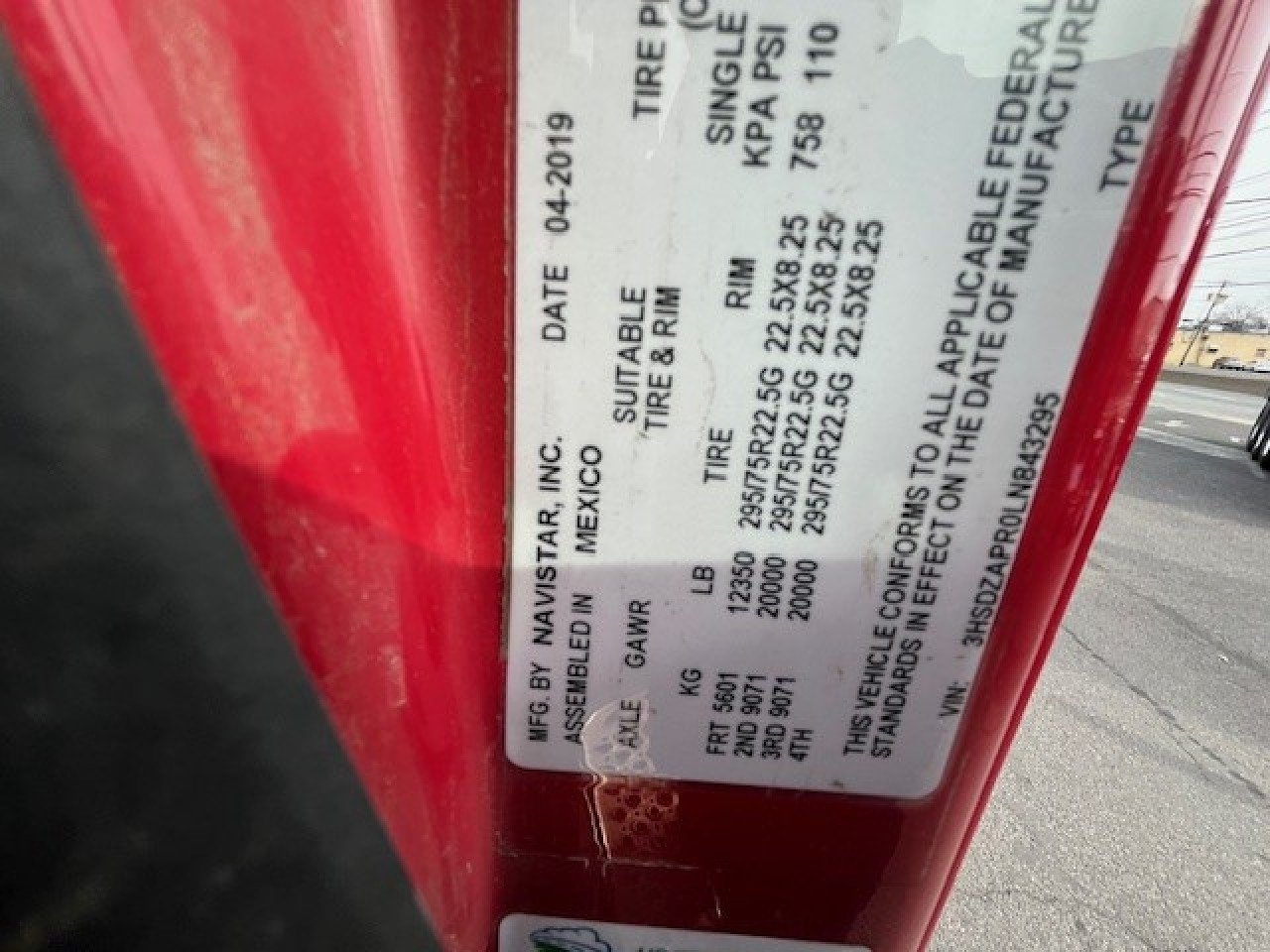 2020 INTERNATIONAL LT625 1001555-10 2020 INTERNATIONAL LT625 1001555-10