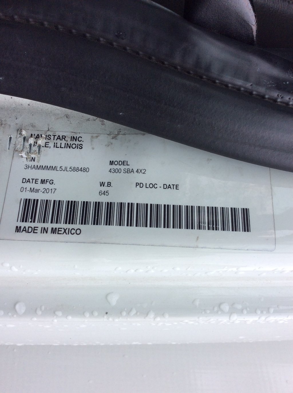 2018 INTERNATIONAL 4300 1001539-11 2018 INTERNATIONAL 4300 1001539-11