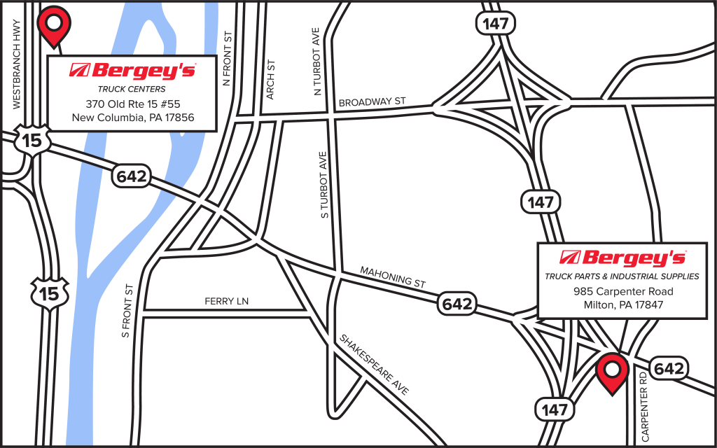 West Milton Map