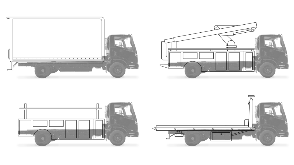 Upfit Configuration Options for Bollinger B4