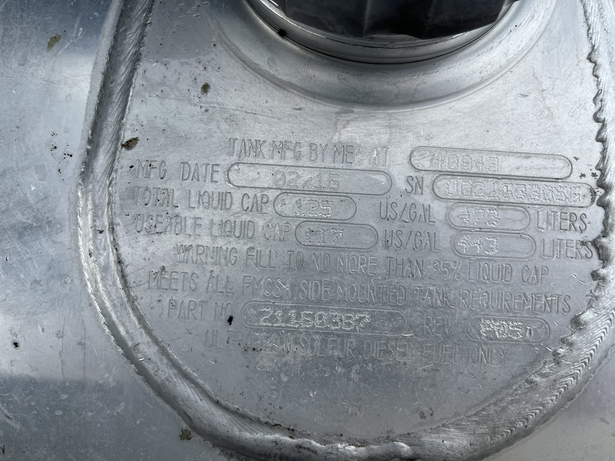 2017 MACK CHU613 1000969-17 2017 MACK CHU613 1000969-17