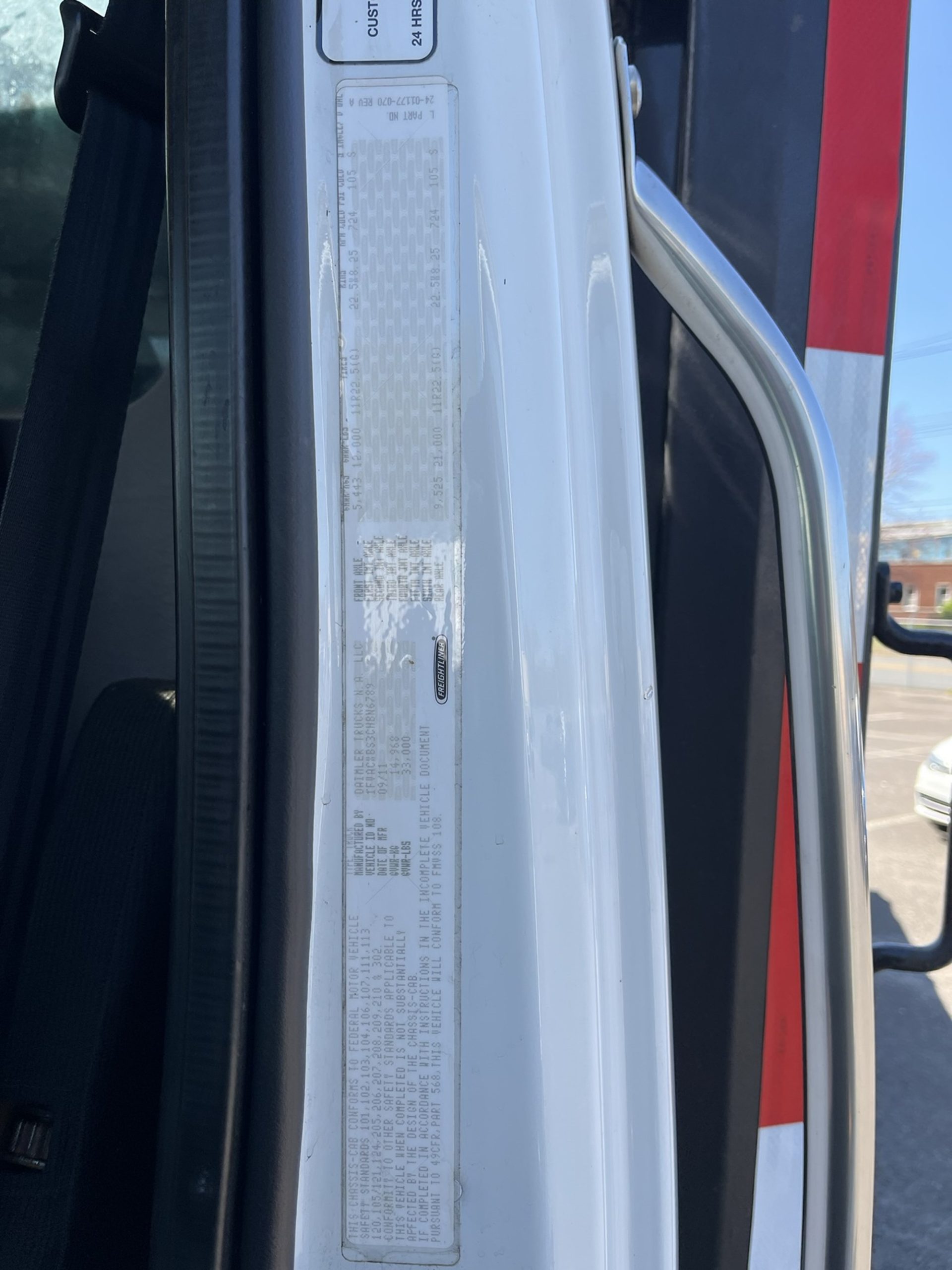 2012 Freightliner M2 1076154-14 2012 Freightliner M2 1076154-14