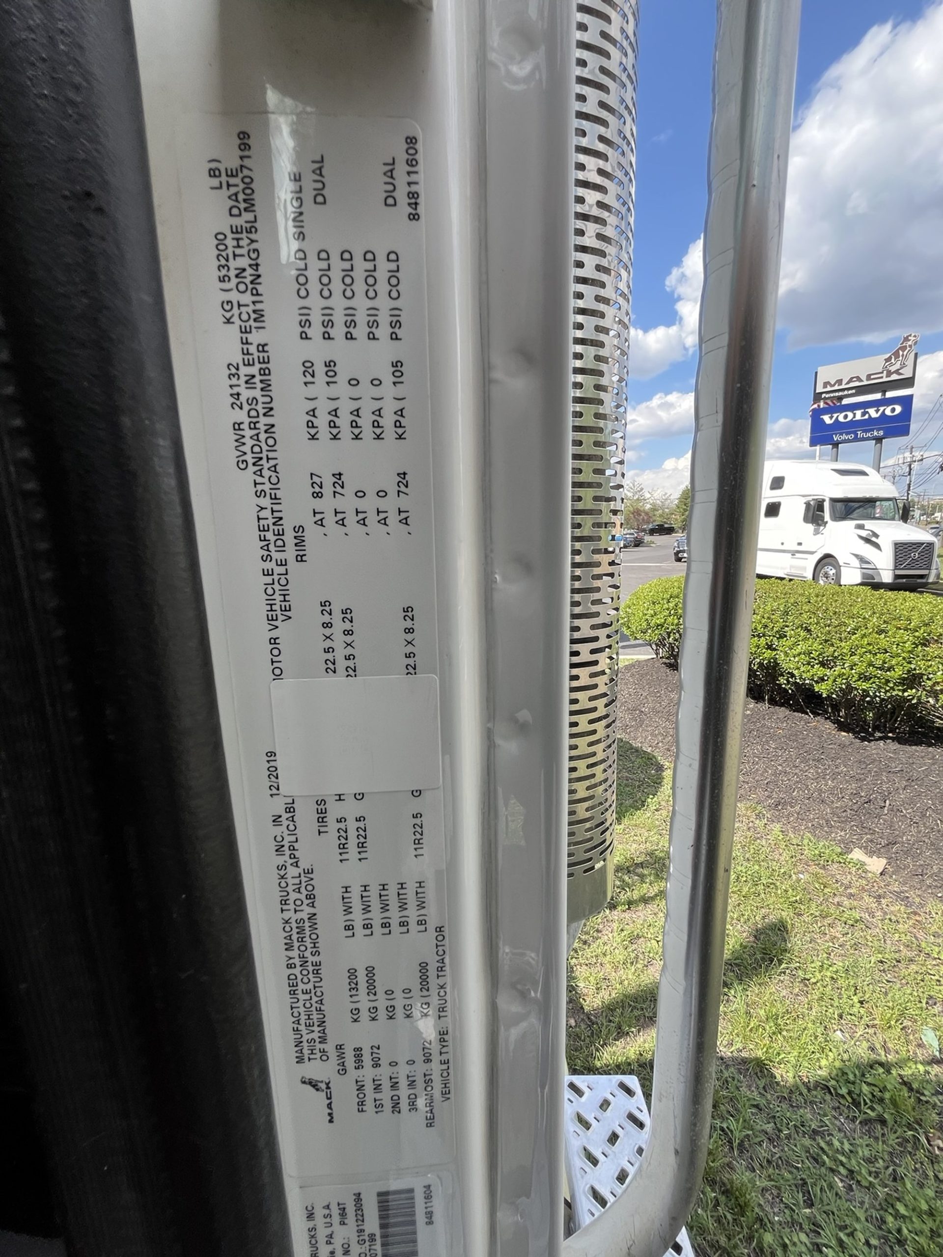 2020 MACK PINNACLE 1086495-12 2020 MACK PINNACLE 1086495-12