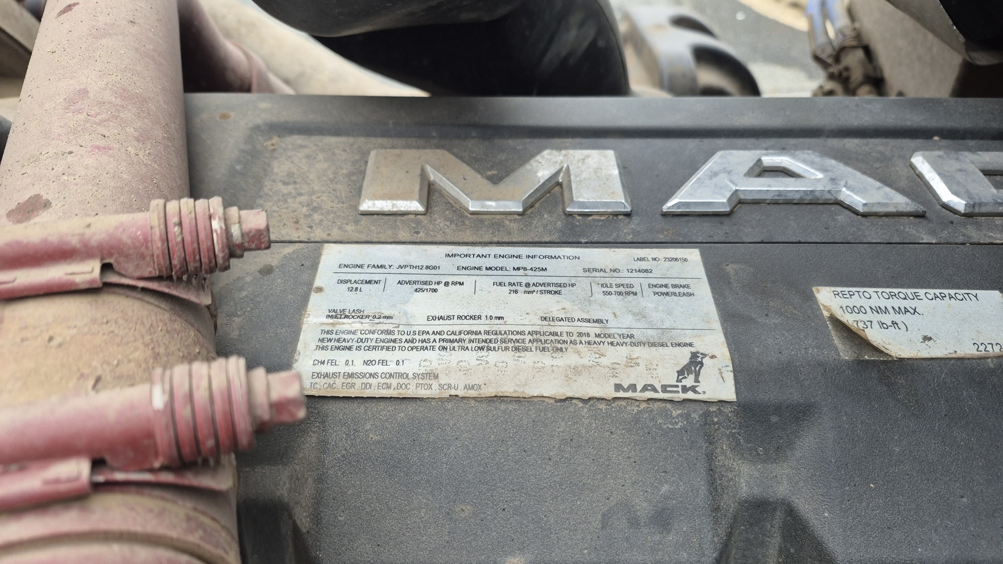 2019 MACK 64FR 1042917-22 2019 MACK 64FR 1042917-22