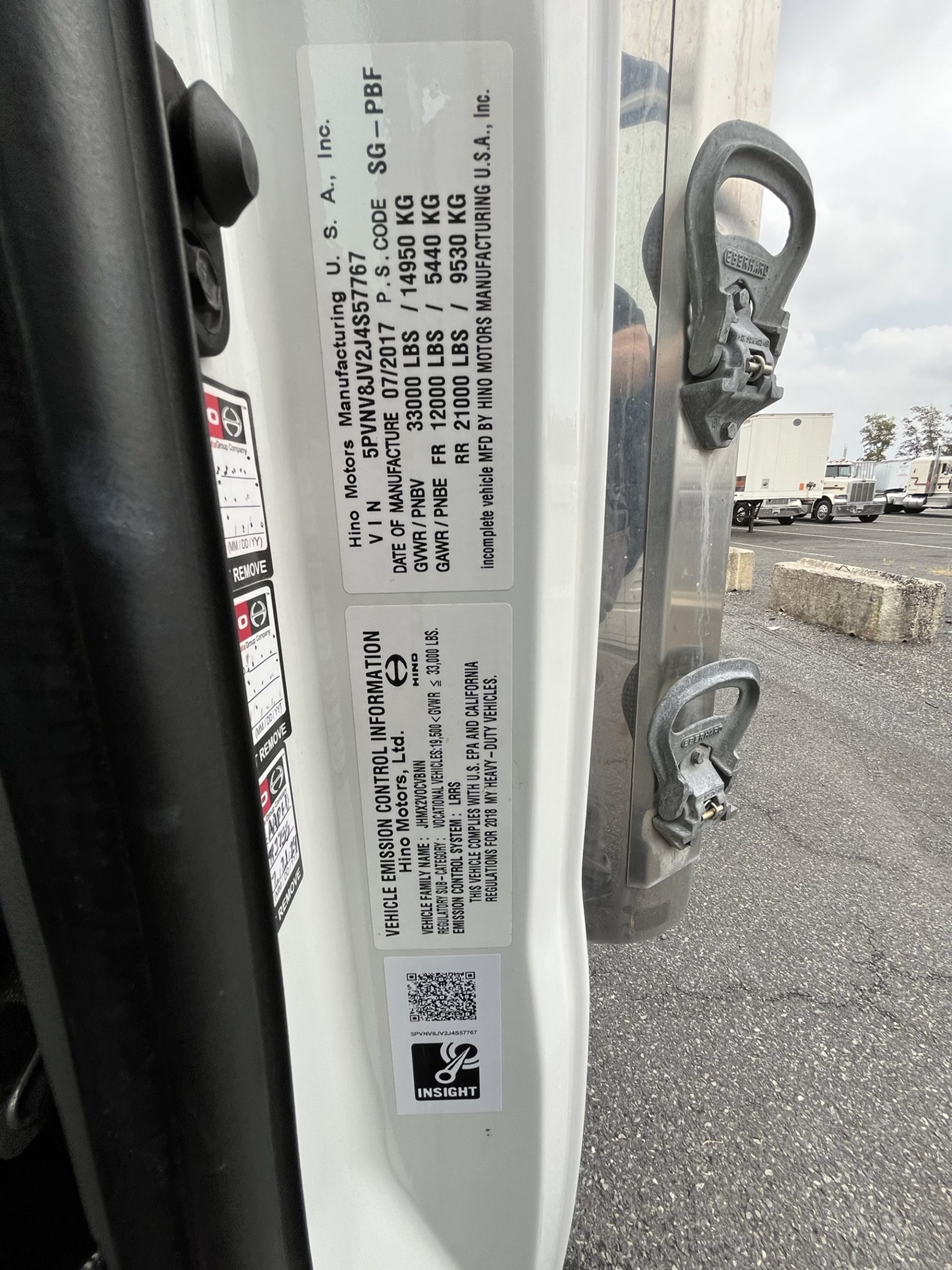 2018 HINO 338 1203054-13 2018 HINO 338 1203054-13