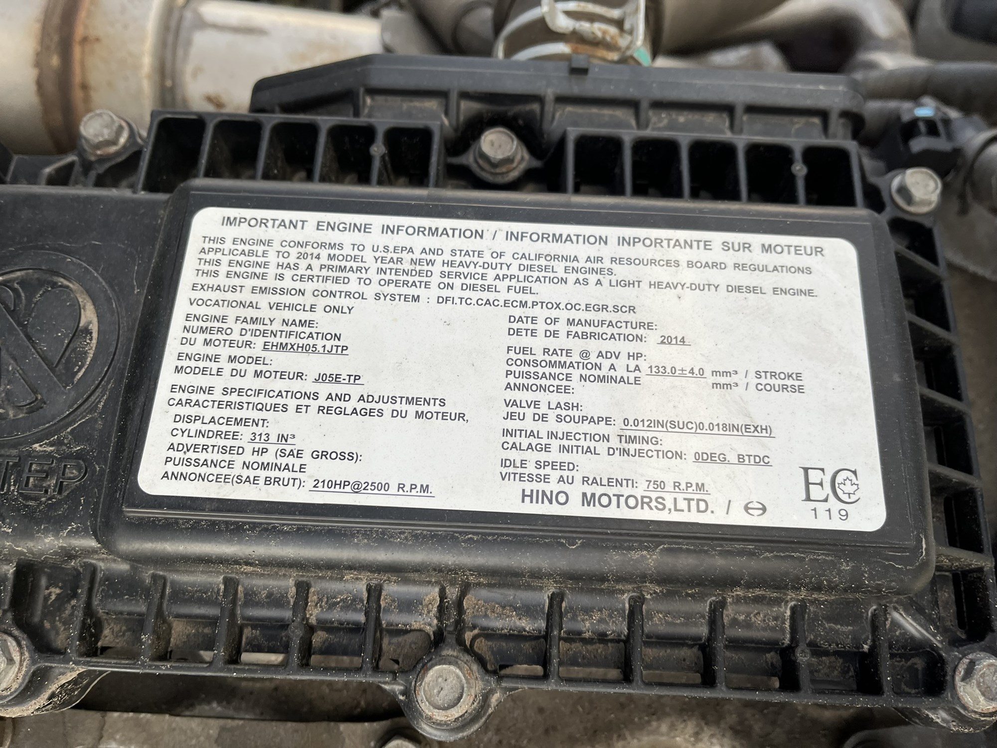 2015 HINO 195 1000441-19 2015 HINO 195 1000441-19