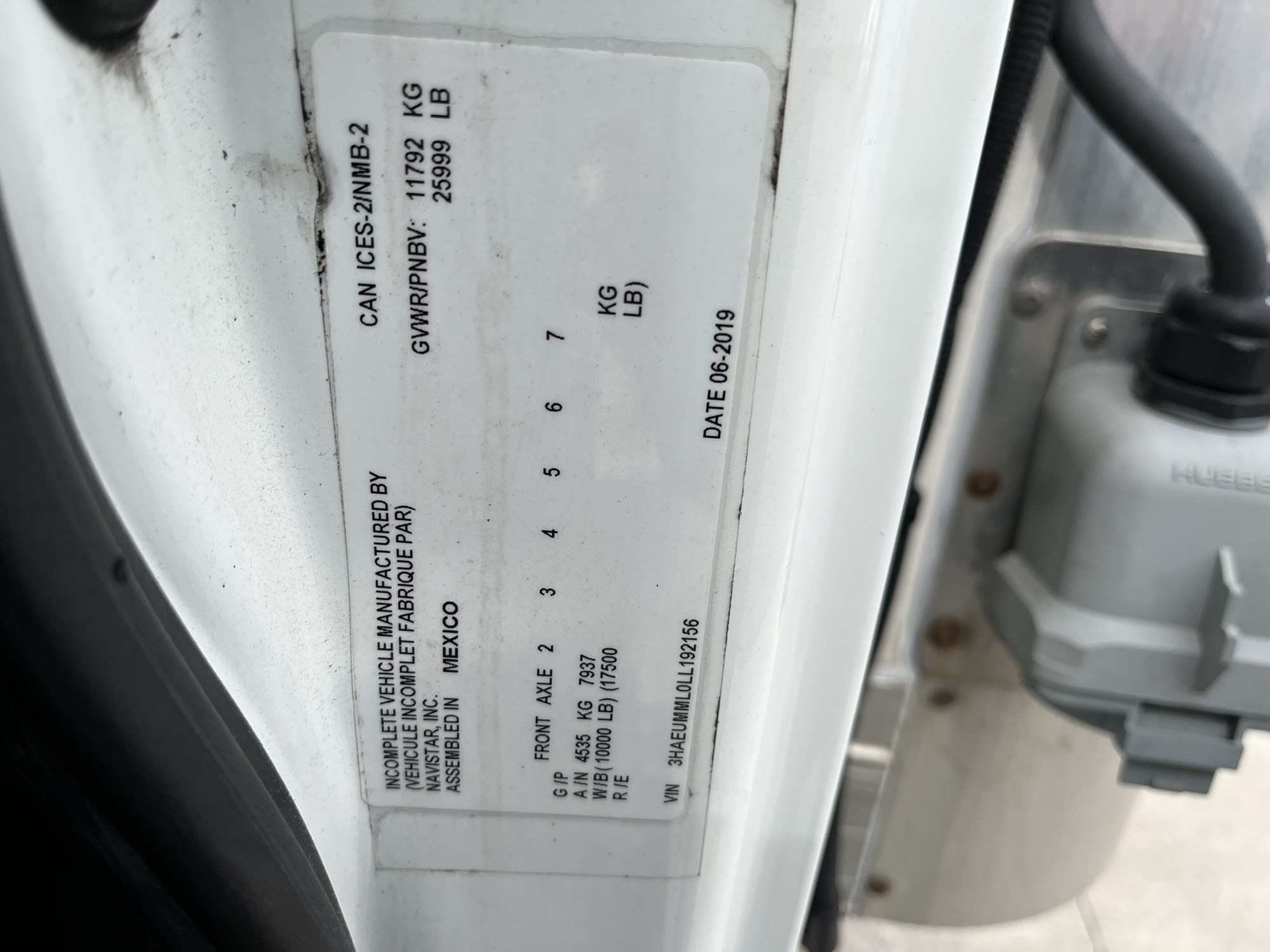 2020 International MV607 1086171-20 2020 International MV607 1086171-20