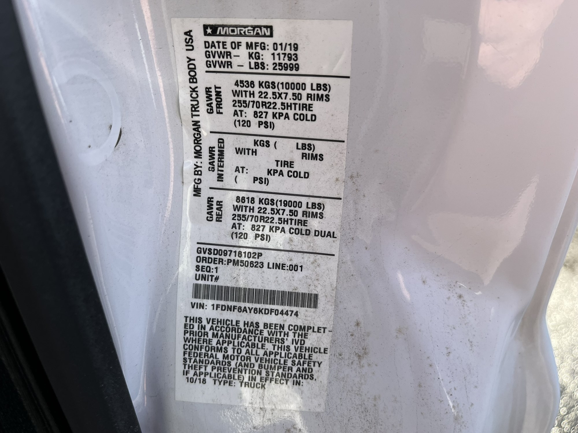 2019 FORD F650 REGULAR CA 1001086-14 2019 FORD F650 REGULAR CA 1001086-14