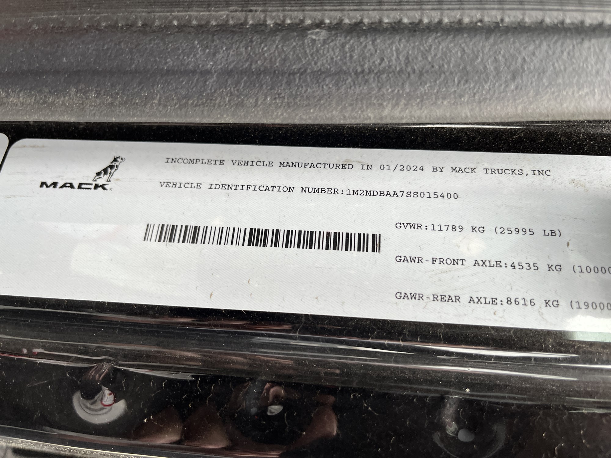 2025 MACK MD642 1001407-11 2025 MACK MD642 1001407-11