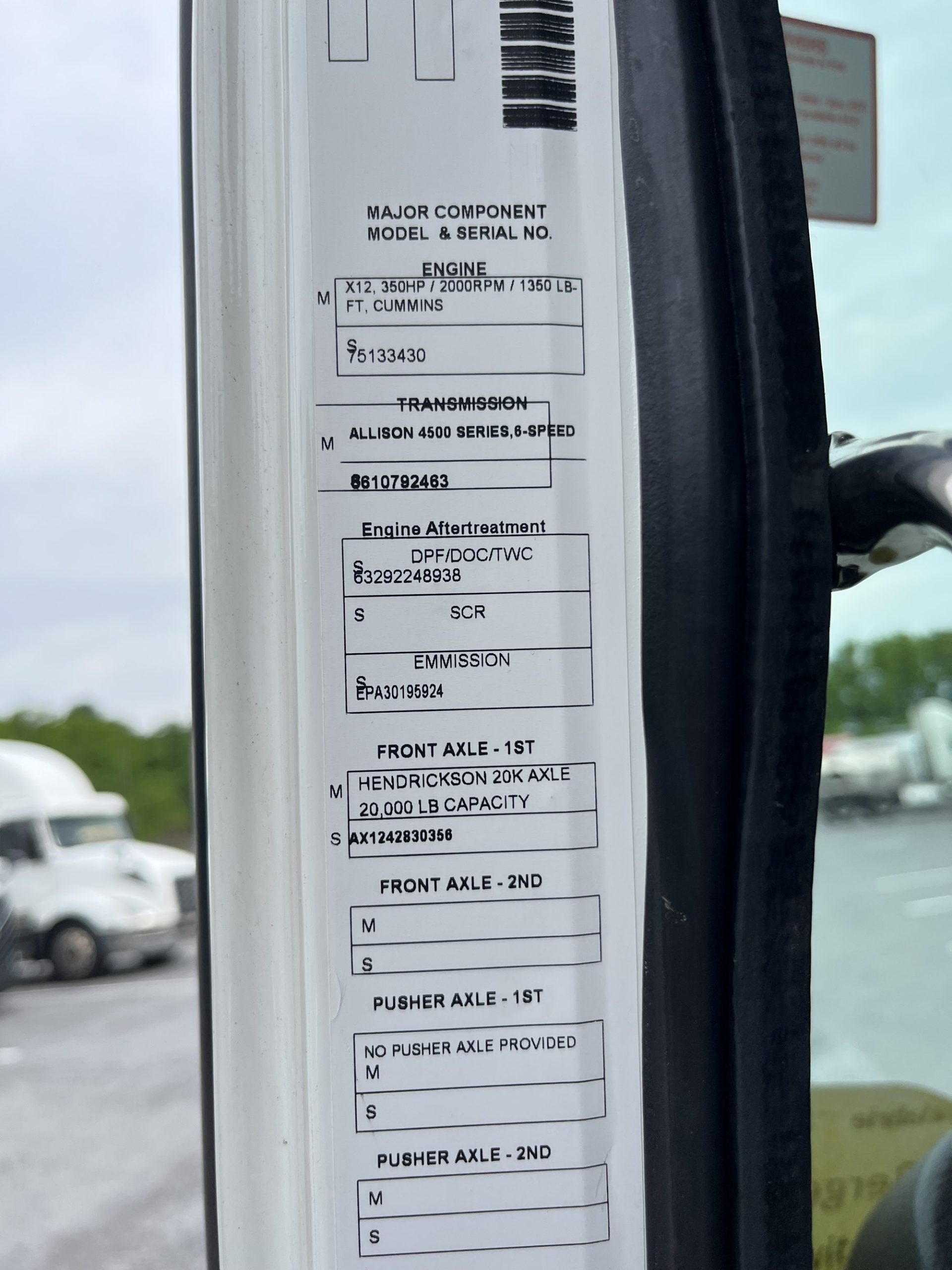2024 AUTOCAR ACX64 1068874-20 2024 AUTOCAR ACX64 1068874-20