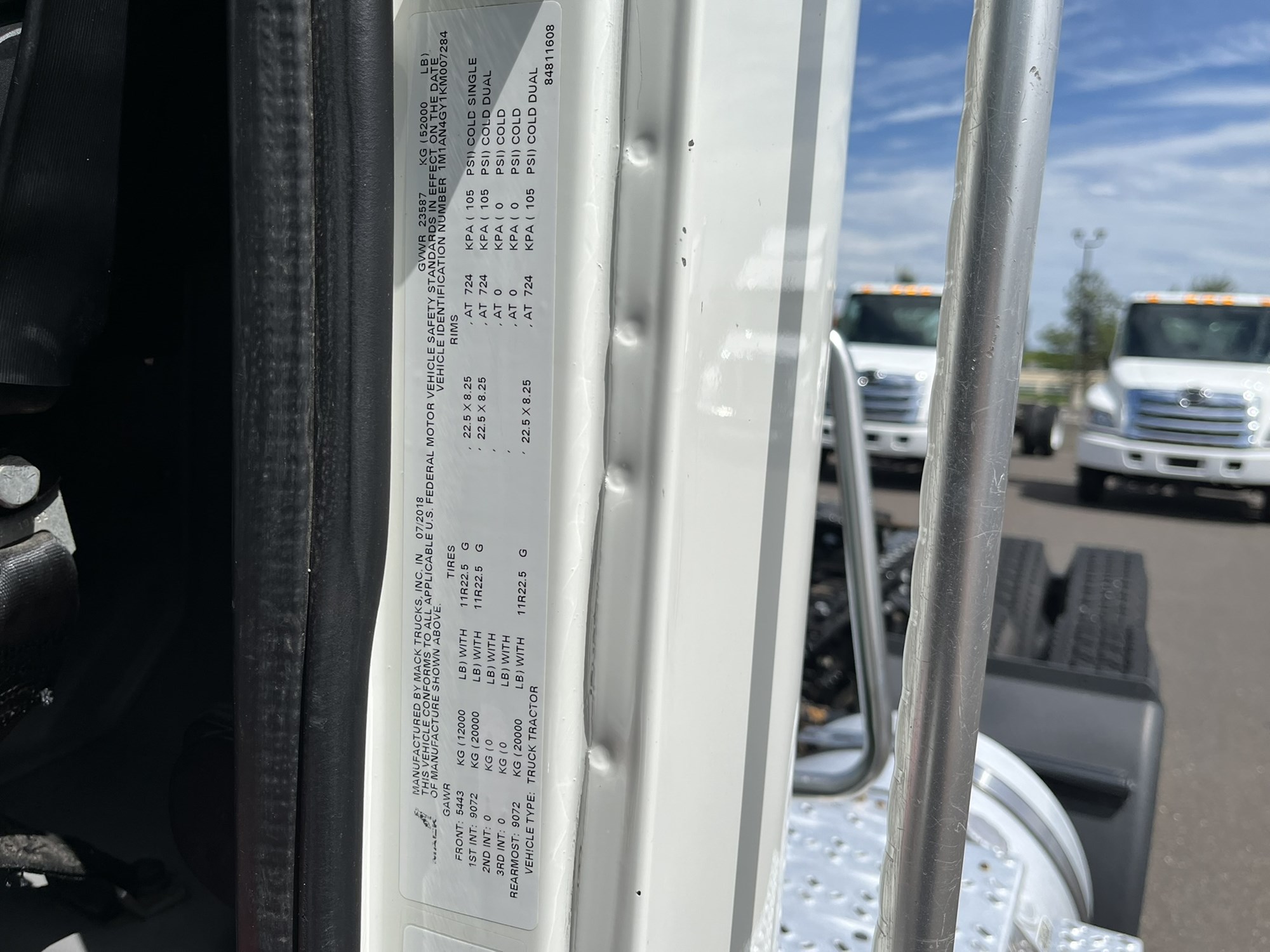 2019 MACK AN64T 1000581-13 2019 MACK AN64T 1000581-13