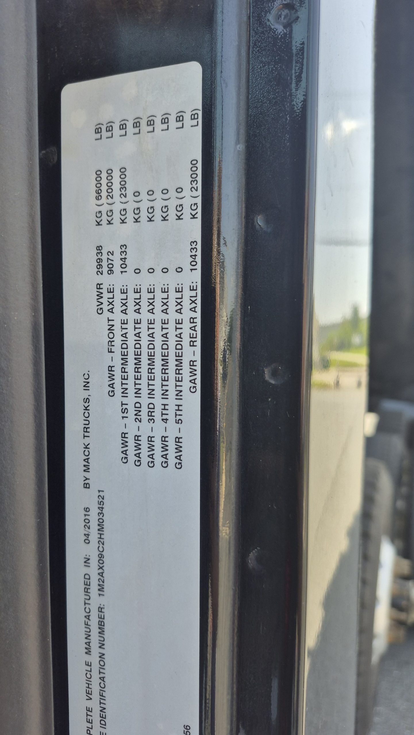 2017 MACK 700 1006759-29 2017 MACK 700 1006759-29