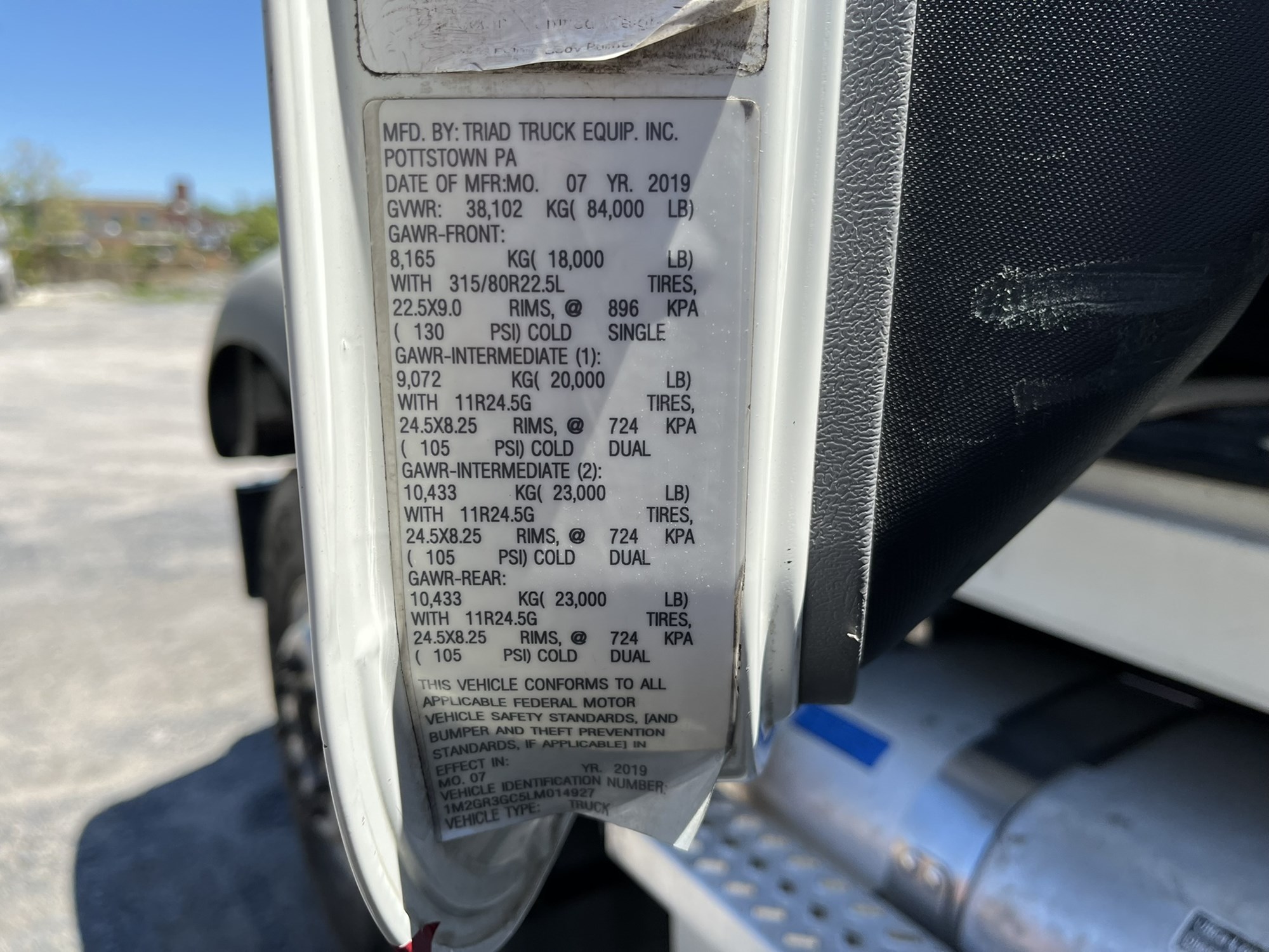 2021 MACK GRANITE 1071048-22 2021 MACK GRANITE 1071048-22