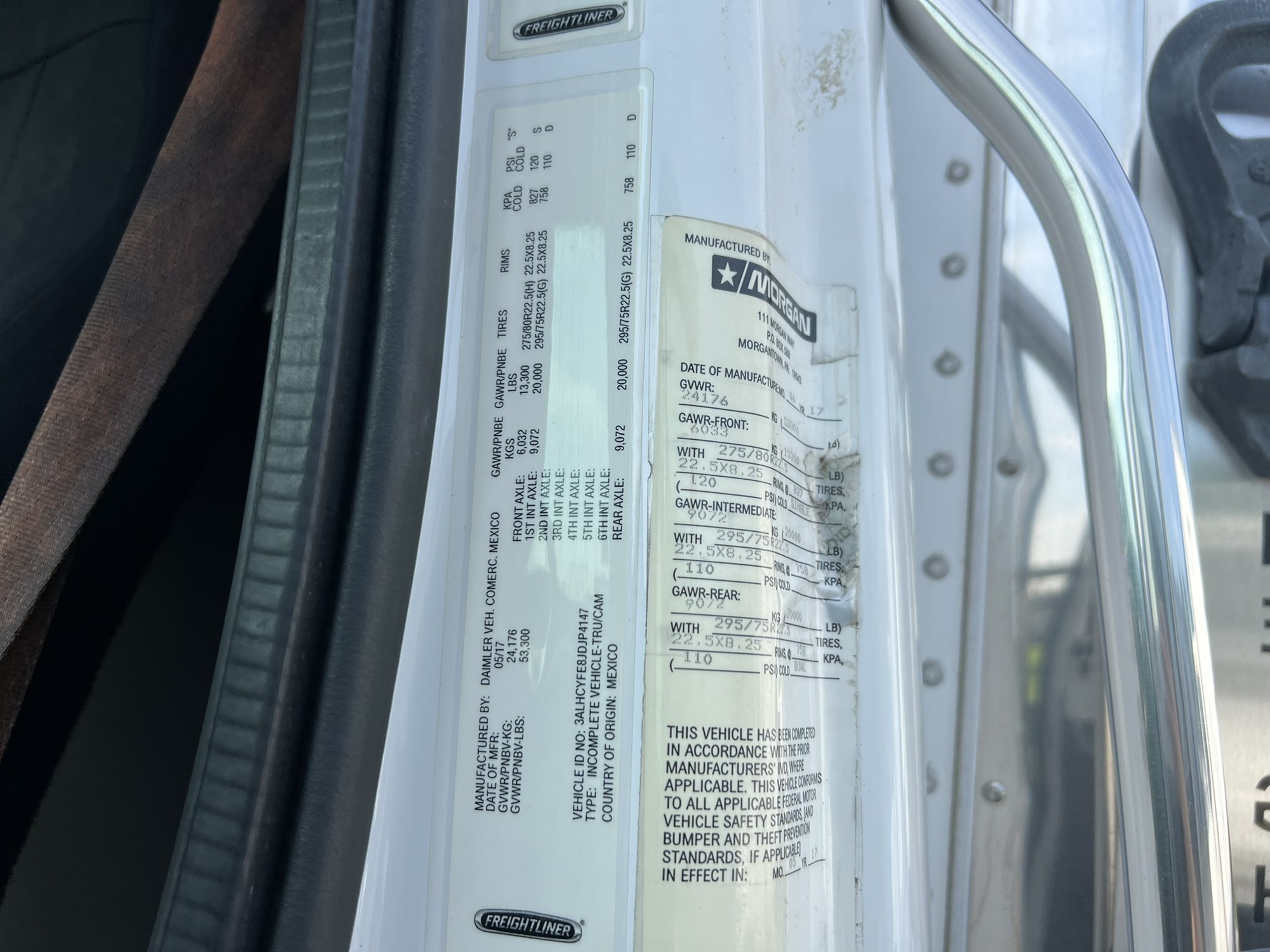 2018 FREIGHTLINER M2 1117993-15 2018 FREIGHTLINER M2 1117993-15