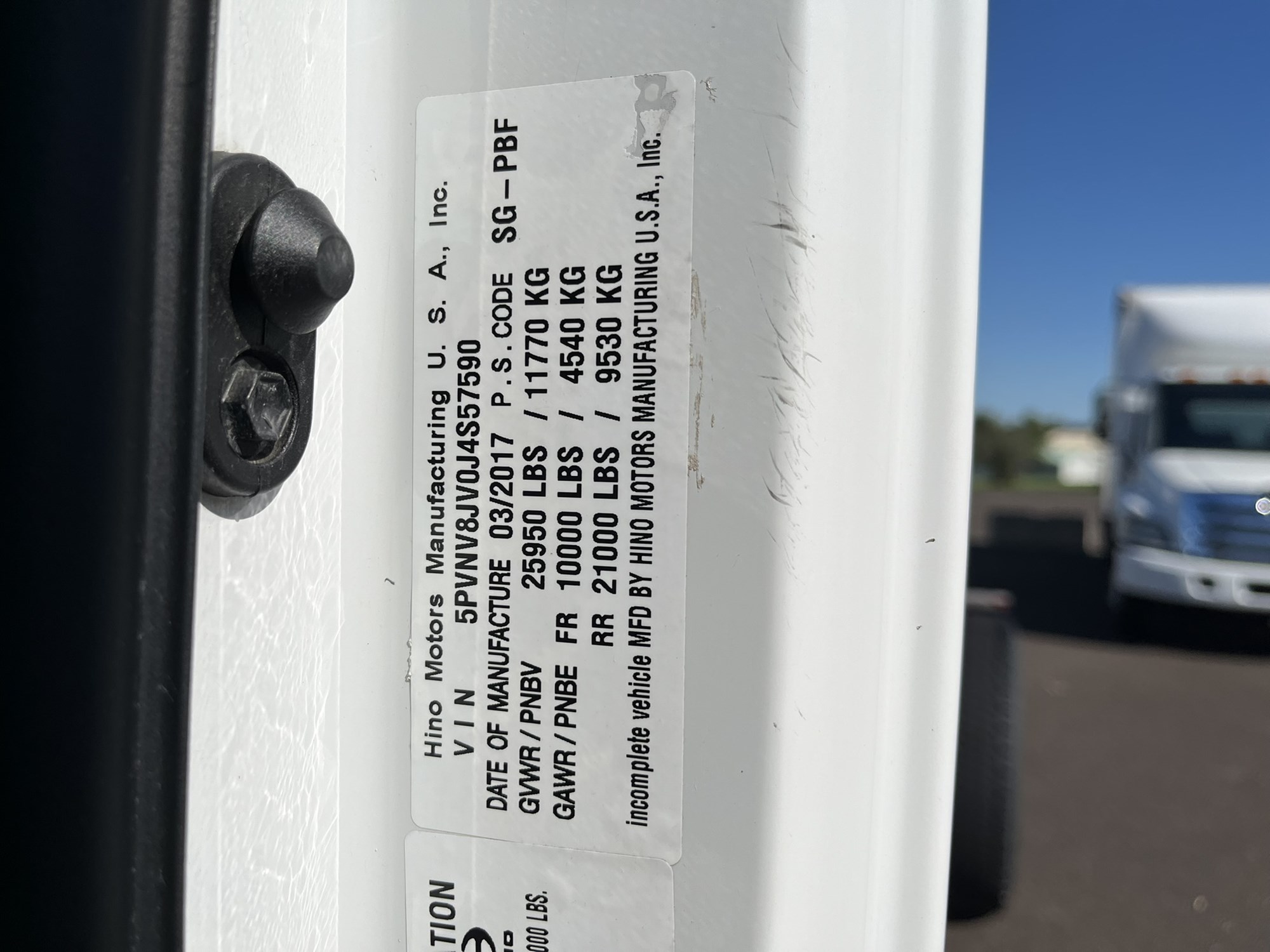 2018 HINO 268A 1011539-13 2018 HINO 268A 1011539-13