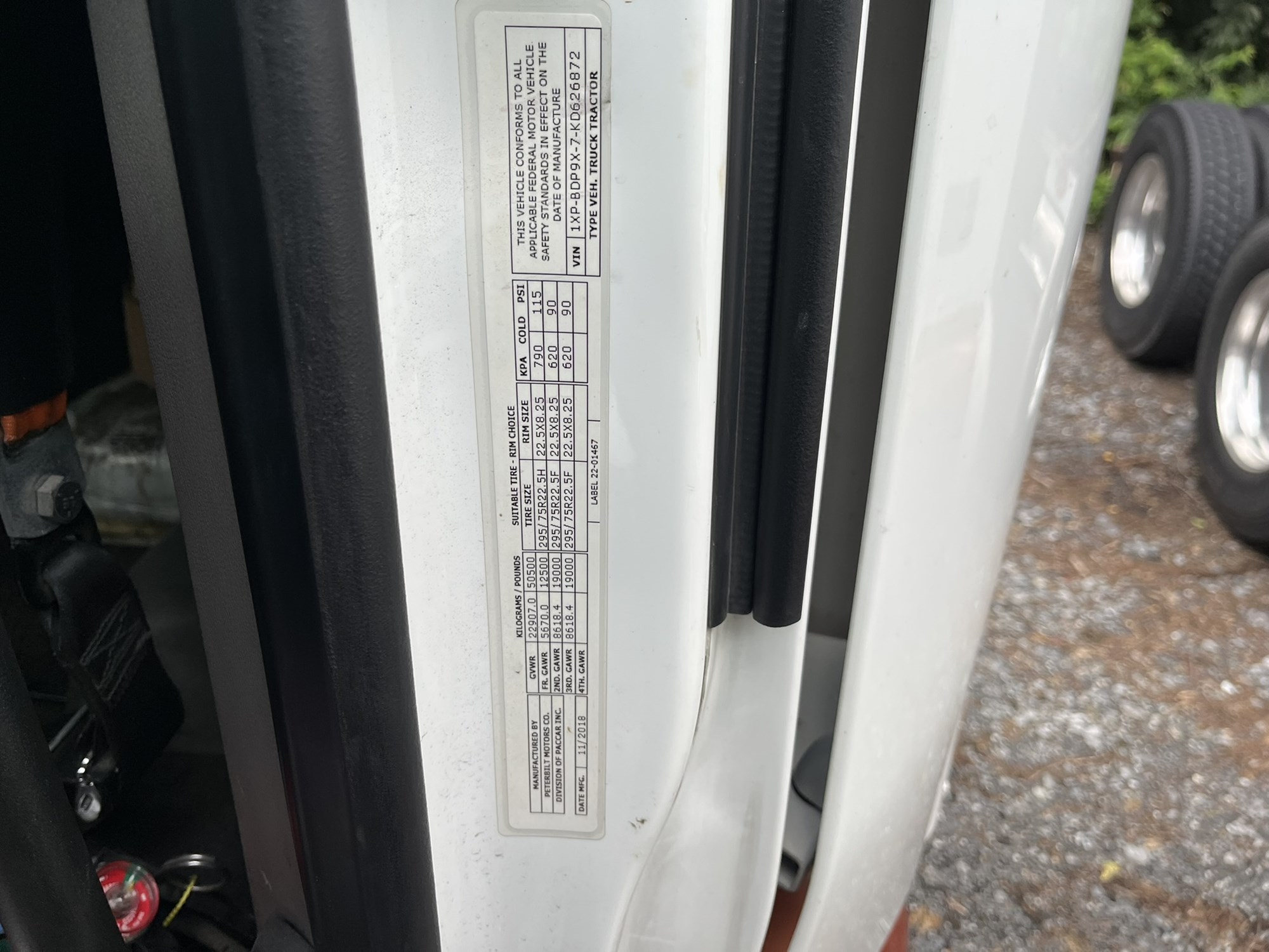 2019 Peterbilt 579 1108928-05 2019 Peterbilt 579 1108928-05