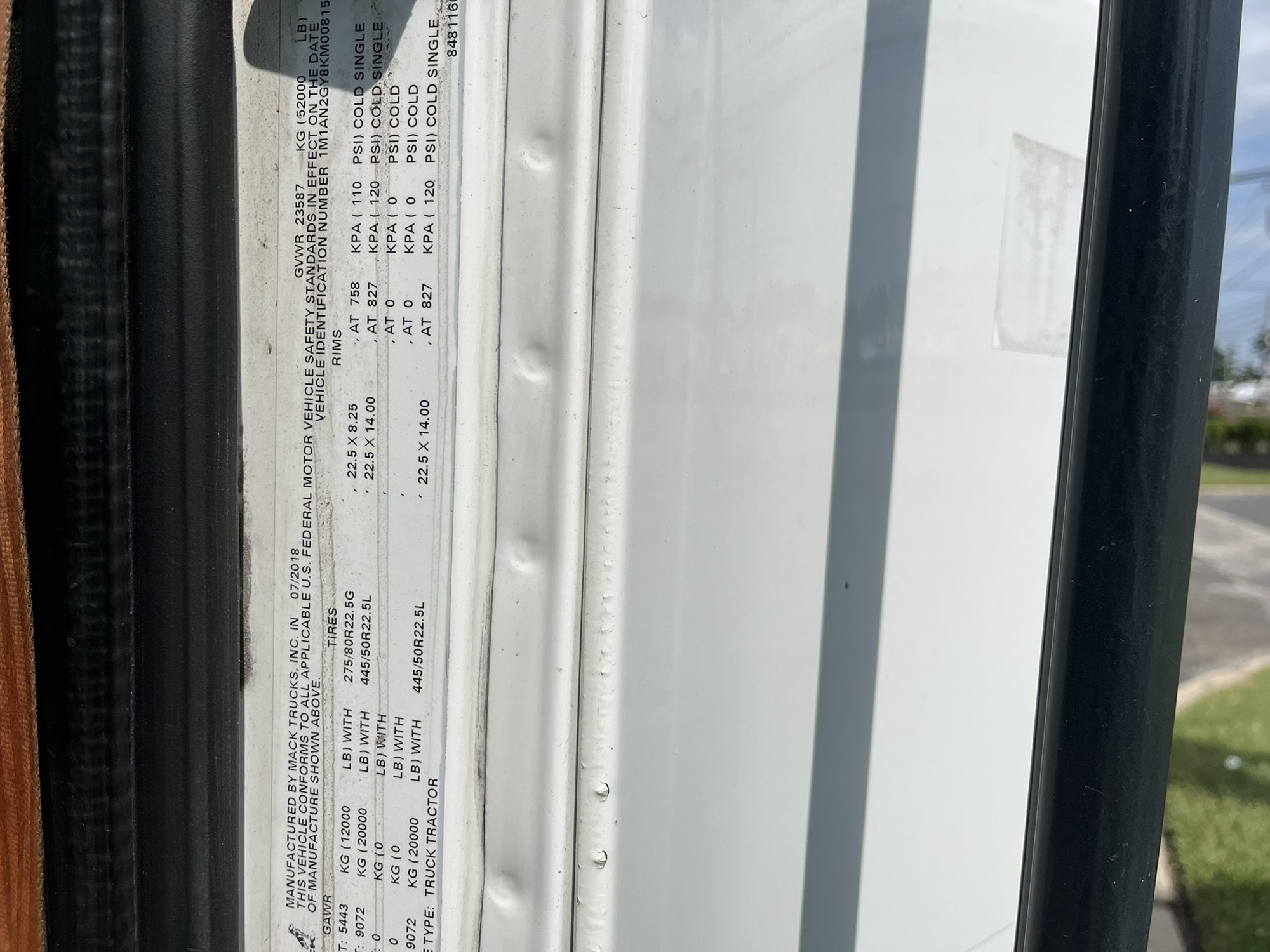 2019 MACK ANTHEM 1121647-13 2019 MACK ANTHEM 1121647-13