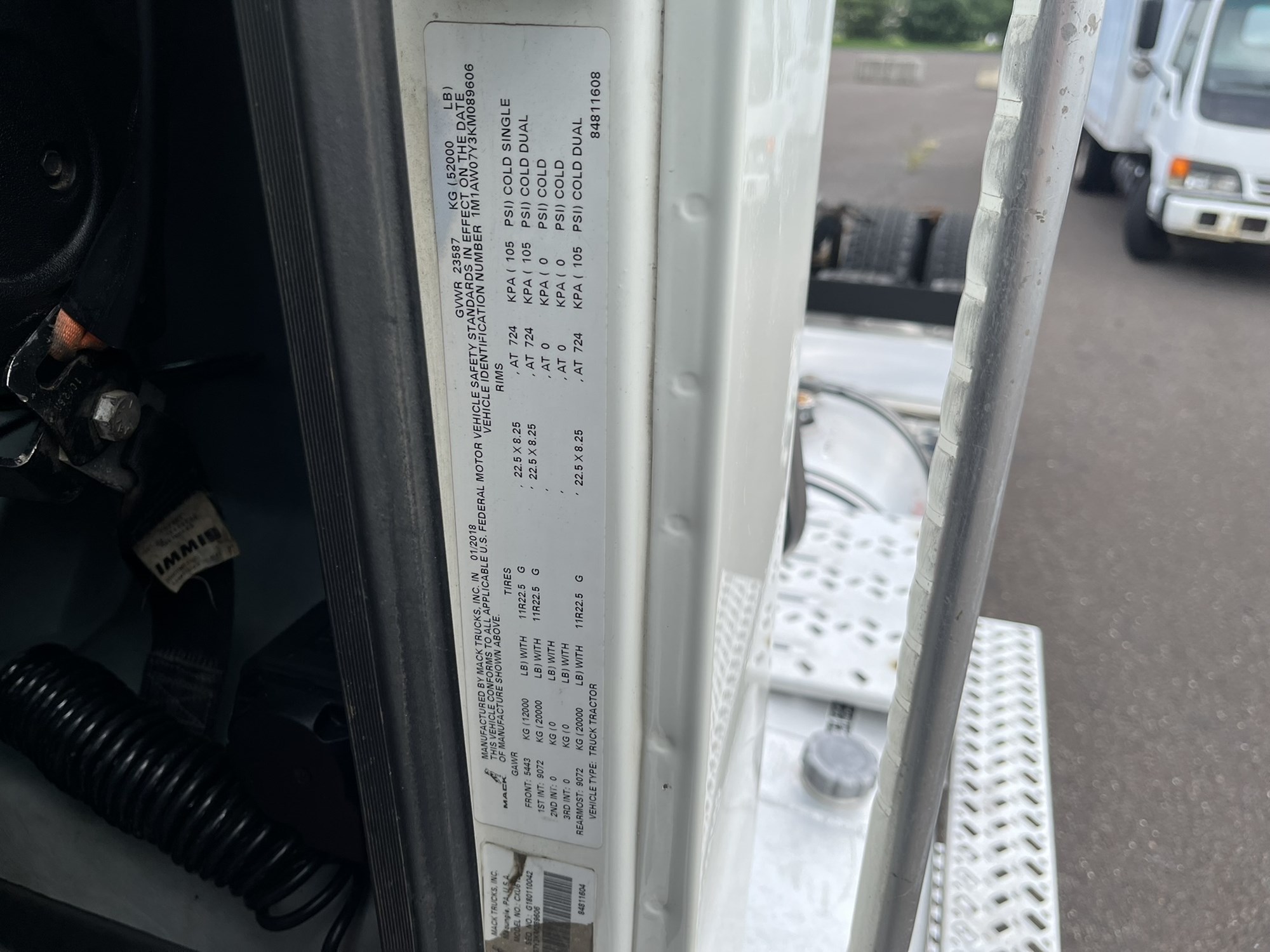 2019 MACK CXU613 1203031-15 2019 MACK CXU613 1203031-15