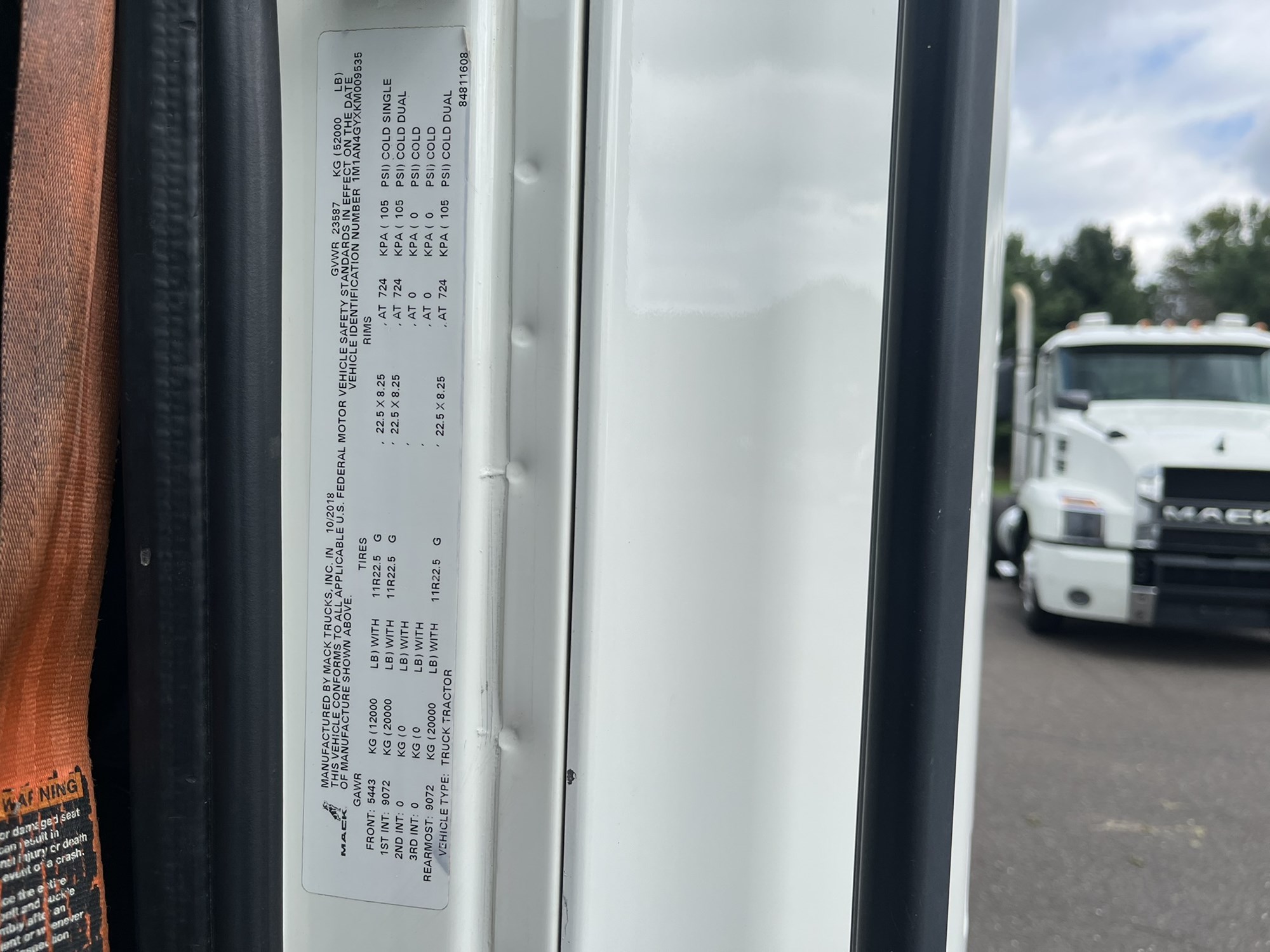 2019 MACK AN64T 1203034-16 2019 MACK AN64T 1203034-16